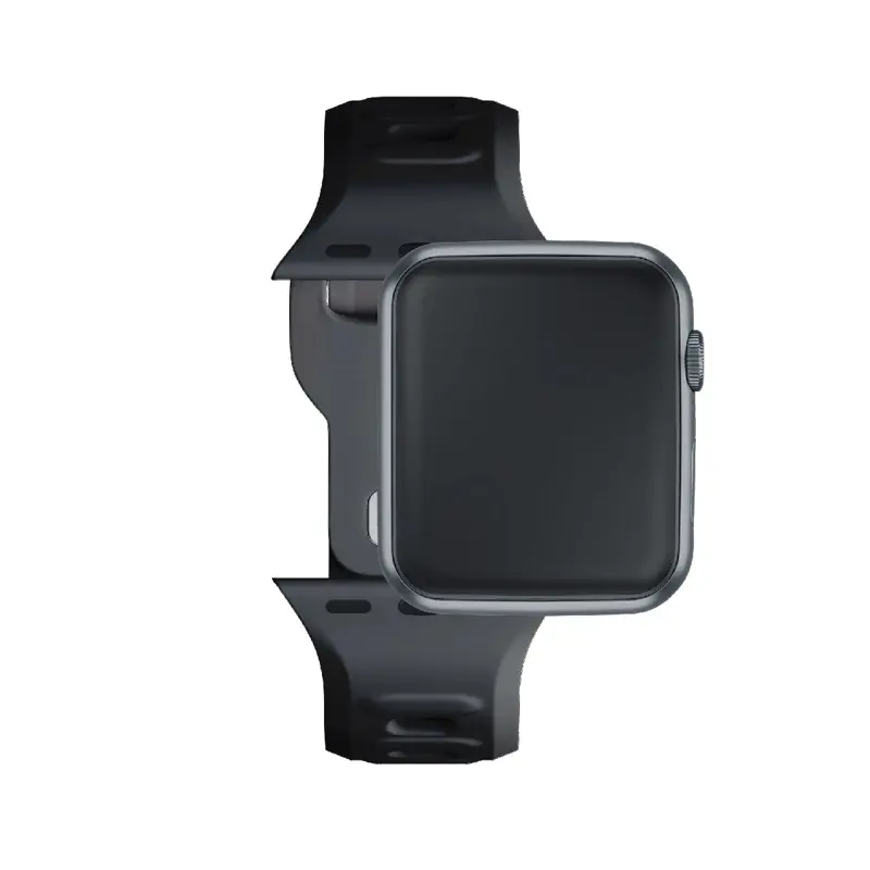 bracelete-silicone-3mk-apple-watch-384041mm-preto-sumtek