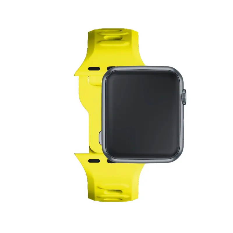 bracelete-silicone-3mk-apple-watch-42444549mm-amarelo-sumtek