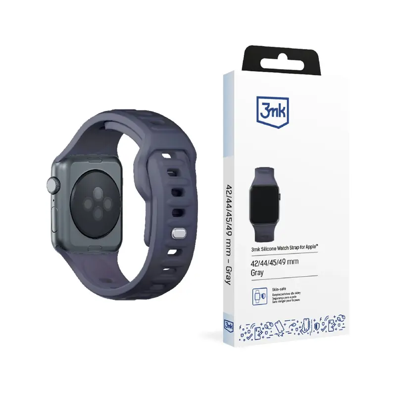 bracelete-silicone-3mk-apple-watch-42444549mm-cinzento-sumtek