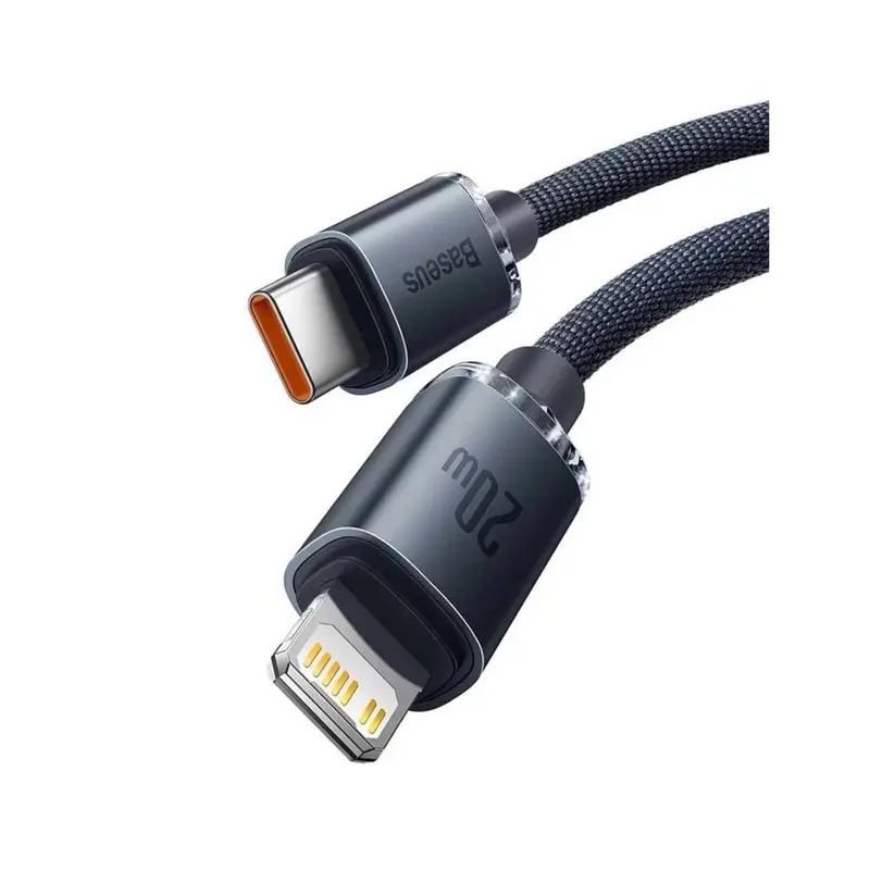 cabo-baseus-crystal-shine-usb-c-p-lightning-20w-12m-preto-sumtek