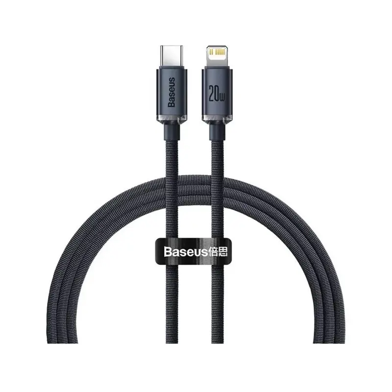 cabo-baseus-crystal-shine-usb-c-p-lightning-20w-12m-preto-sumtek