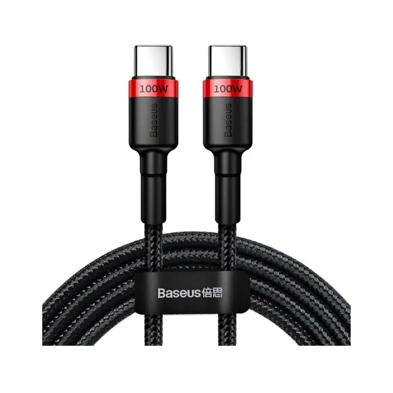 cabo-dados-baseus-cafule-usb-c-para-usb-c-2m-100w-pretovermelho-sumtek