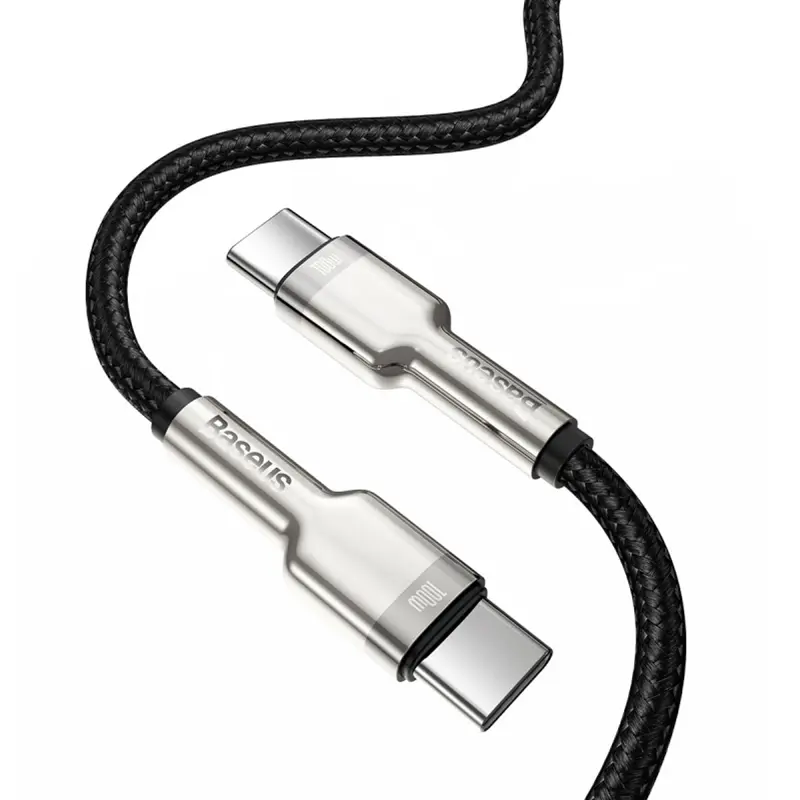 cabo-dados-baseus-cafule-usb-c-para-usb-c-2m-5a-100w-preto-sumtek