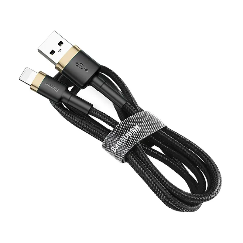 cabo-dados-baseus-cafule-usb-para-lightning-2m-preto-sumtek cabo-dados-baseus-cafule-usb-para-lightning-2m-preto-sumtek