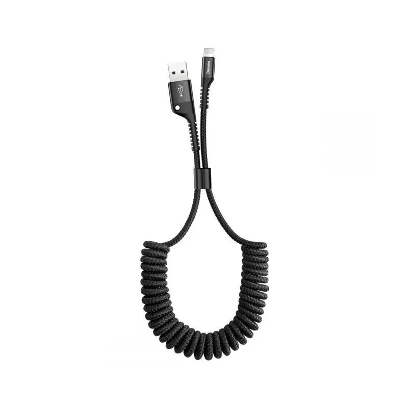 cabo-dados-baseus-spring-lightning-1m-2a-preto-sumtek