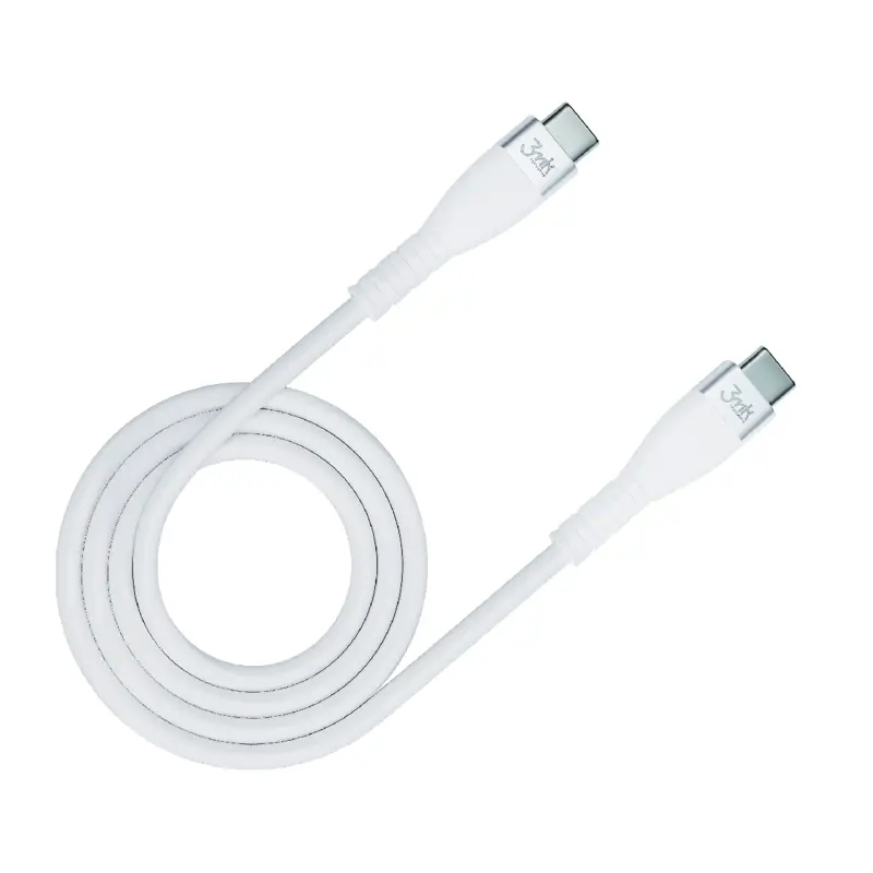 cabo-usb-c-3mk-hyper-silicone-2m-60w-3a-branco-sumtek