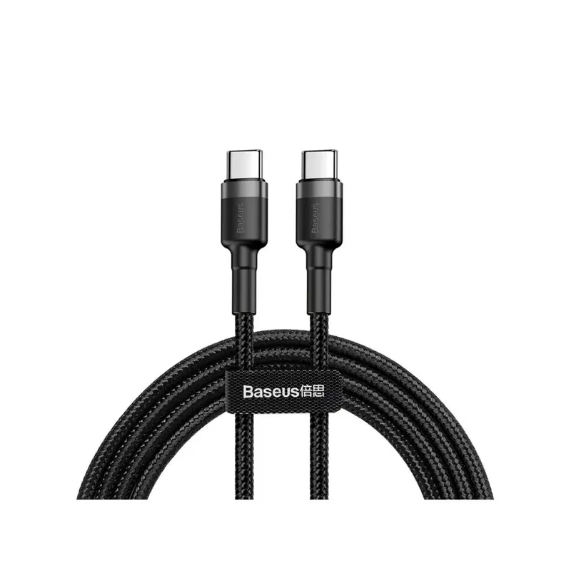 cabo-usb-c-baseus-cafule-pd-20-3a-60w-2m-pretocinzento-sumtek