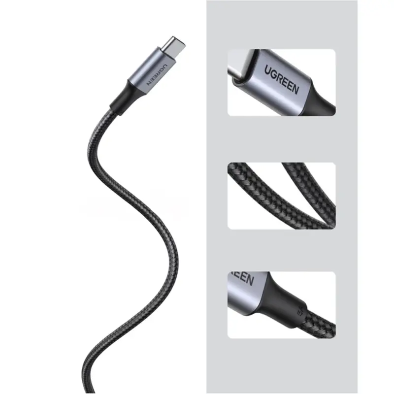 cabo-usb-c-ugreen-us316-5a-05m-preto-sumtek