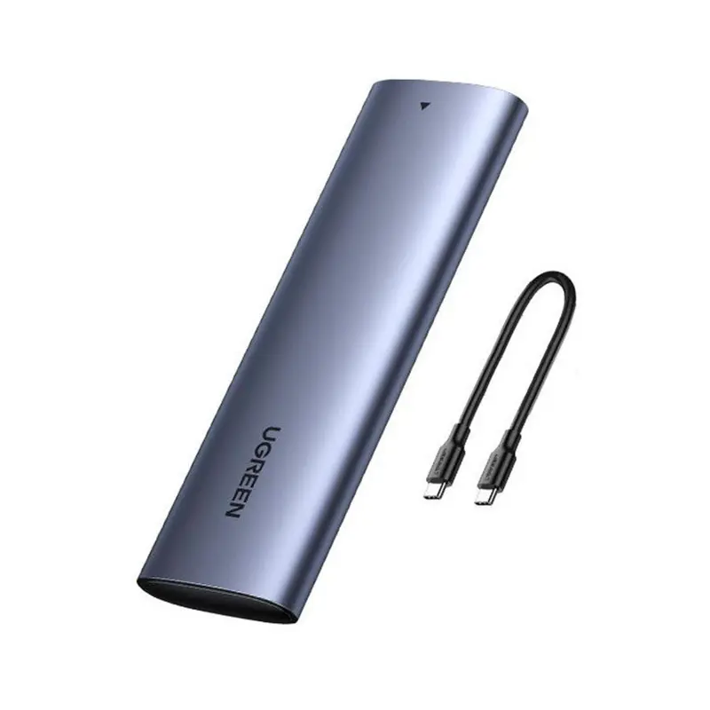 caixa-externa-ugreen-cm400-m2-nvme-usb-32-cinzenta-sumtek