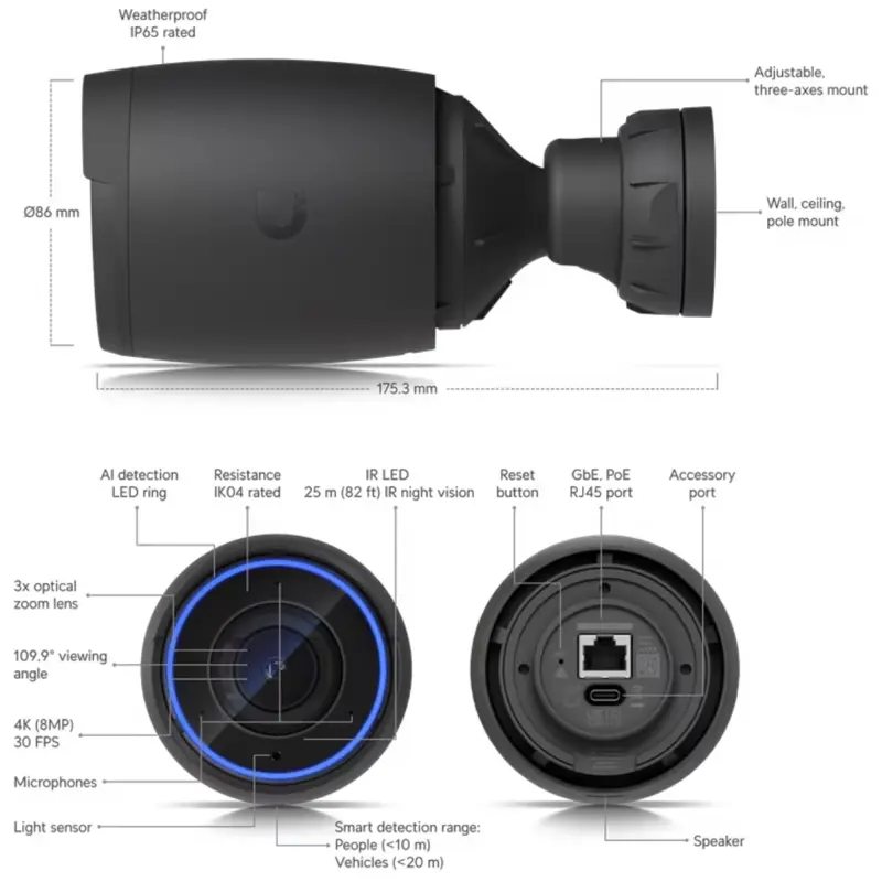 camara-de-seguranca-ip-ubiquiti-ai-pro-bullet-poe-8mp-41123mm-exterior-ip65-sumtek