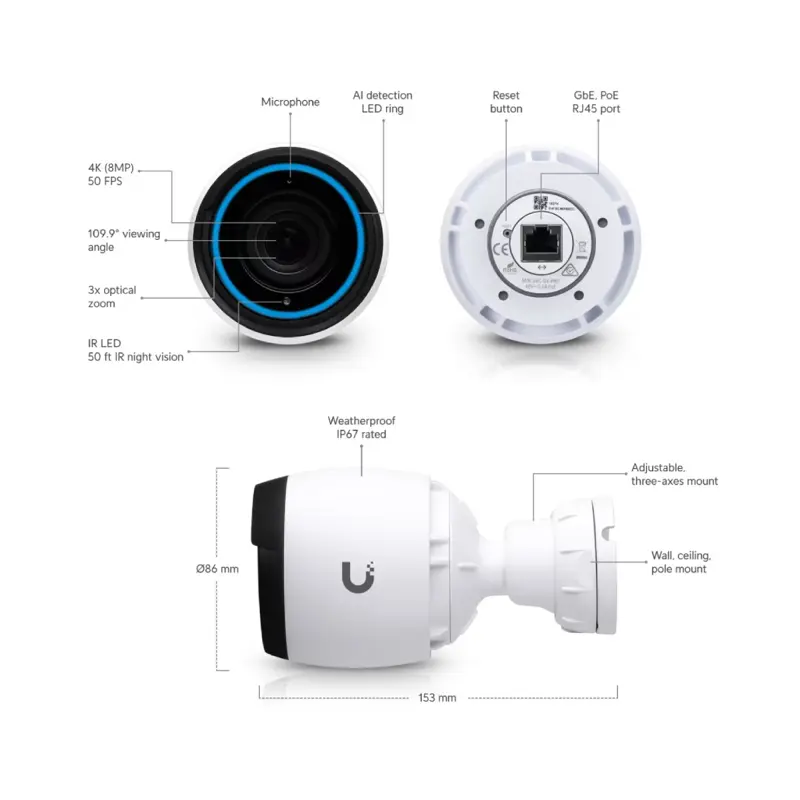 camara-de-seguranca-ubiquiti-unifi-g4-pro-4k-uhd-outdoor-indoor-network-branca-uvc-g4-pro-sumtek