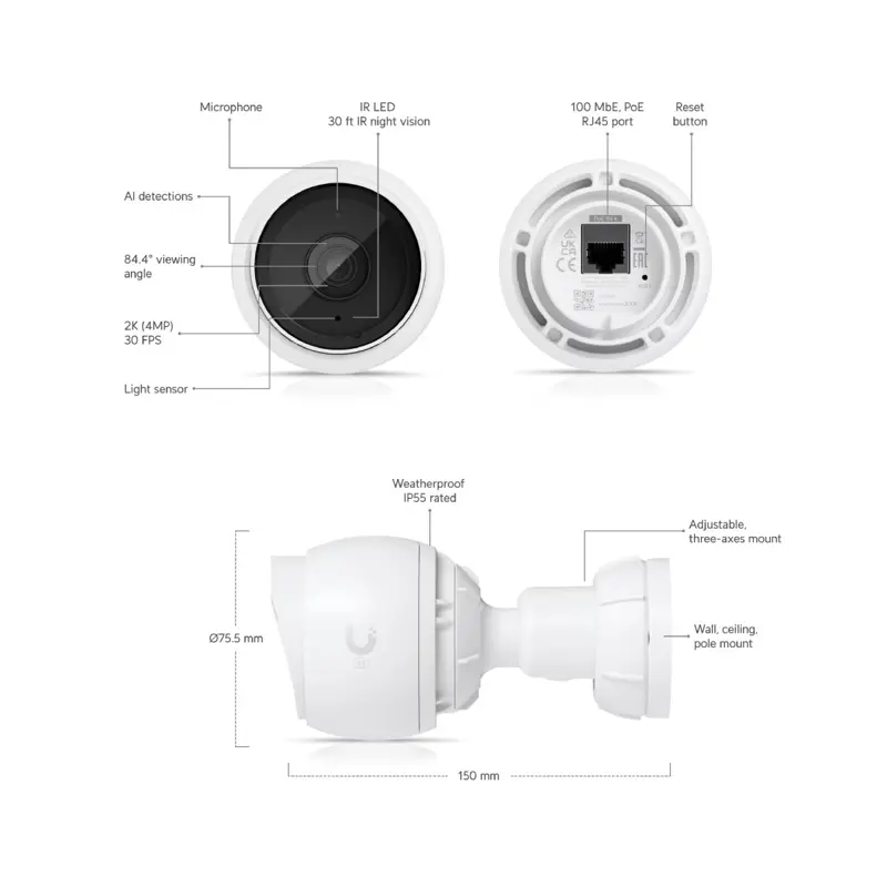 camara-de-seguranca-ubiquiti-unifi-protect-g5-bullet-outdoor-indoor-uvc-g5-bullet-sumtek