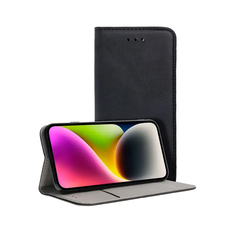 capa-flip-cover-magnetica-xiaomi-redmi-note-12-pro-plus-5g-preta-sumtek