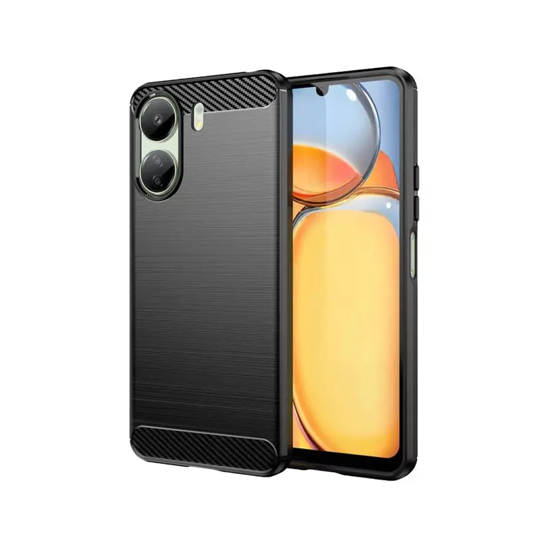 capa-silicone-forcell-carbon-xiaomi-redmi-13c-preta-sumtek