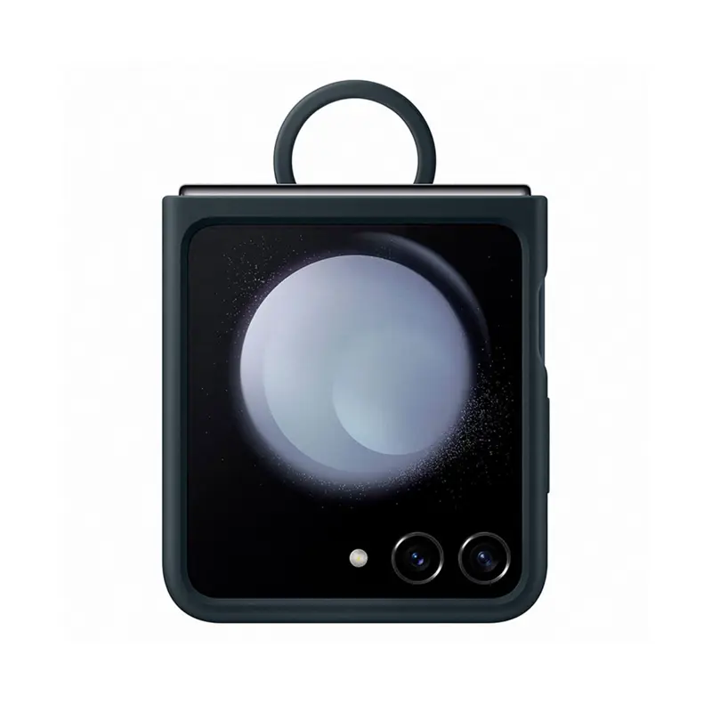 capa-silicone-samsung-galaxy-z-flip5-ef-pf731tnegww-com-anel-azul-sumtek