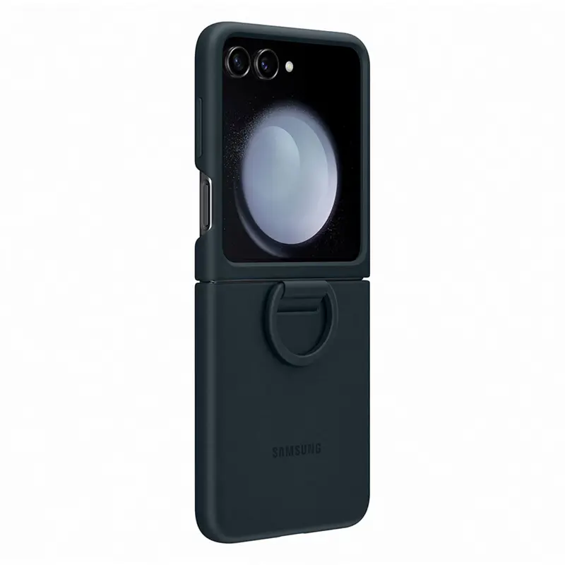 capa-silicone-samsung-galaxy-z-flip5-ef-pf731tnegww-com-anel-azul-sumtek