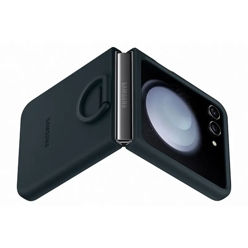 capa-silicone-samsung-galaxy-z-flip5-ef-pf731tnegww-com-anel-azul-sumtek