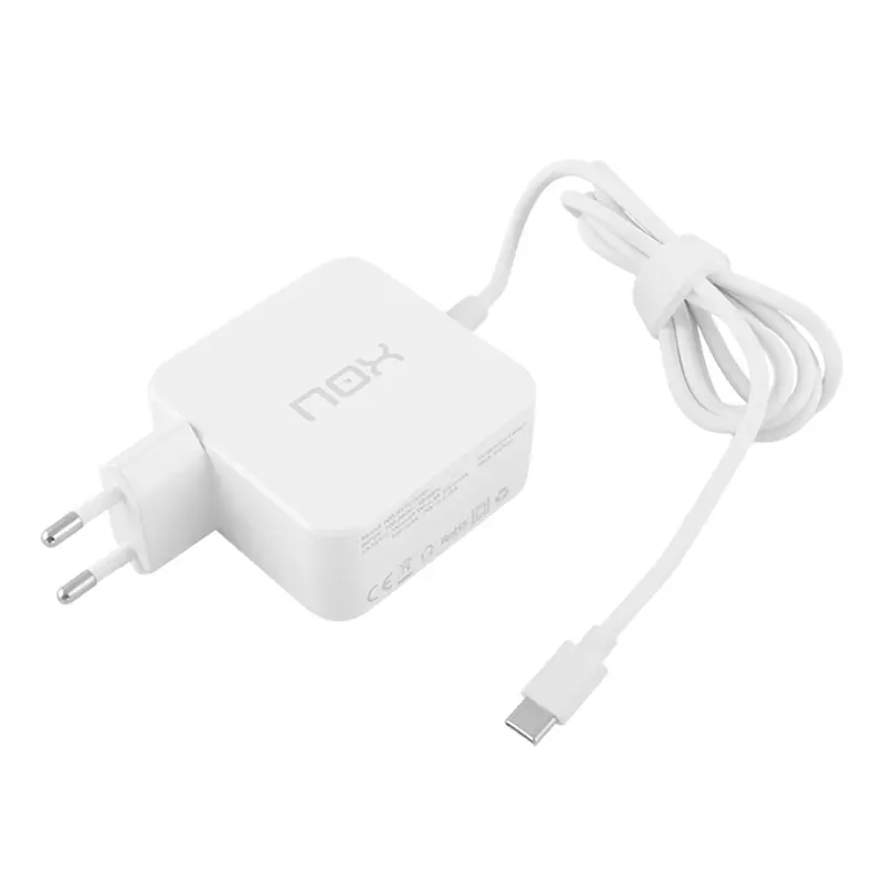 carregador-universal-nox-plug-5v3a-20v225a-45w-usb-tipo-c-branco-nxliteplug45-sumtek