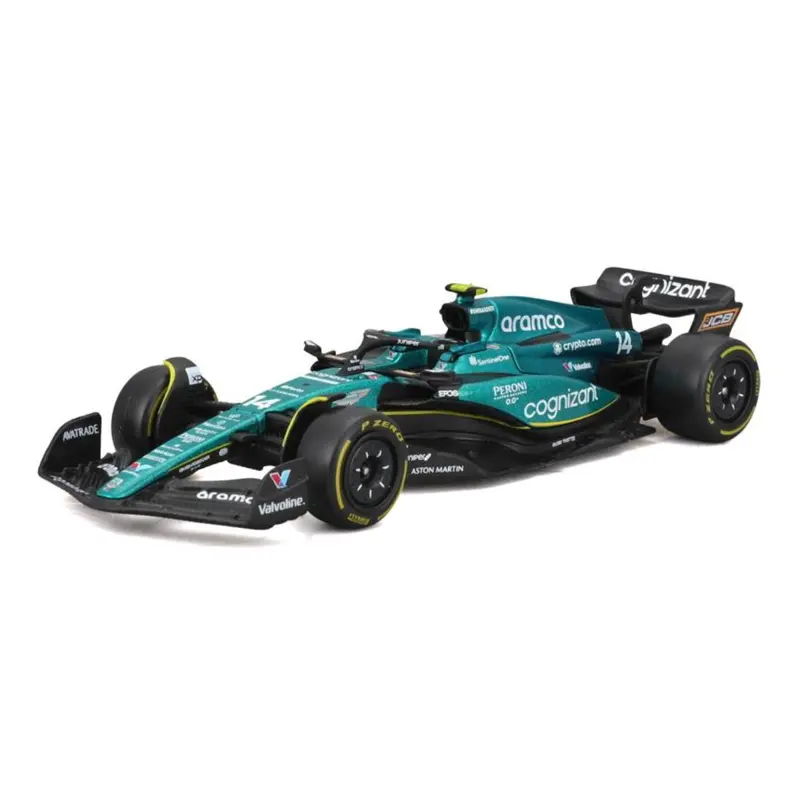 carro-miniatura-bburago-f1-aston-martin-amr23-fernando-alonso-14-143-sumtek