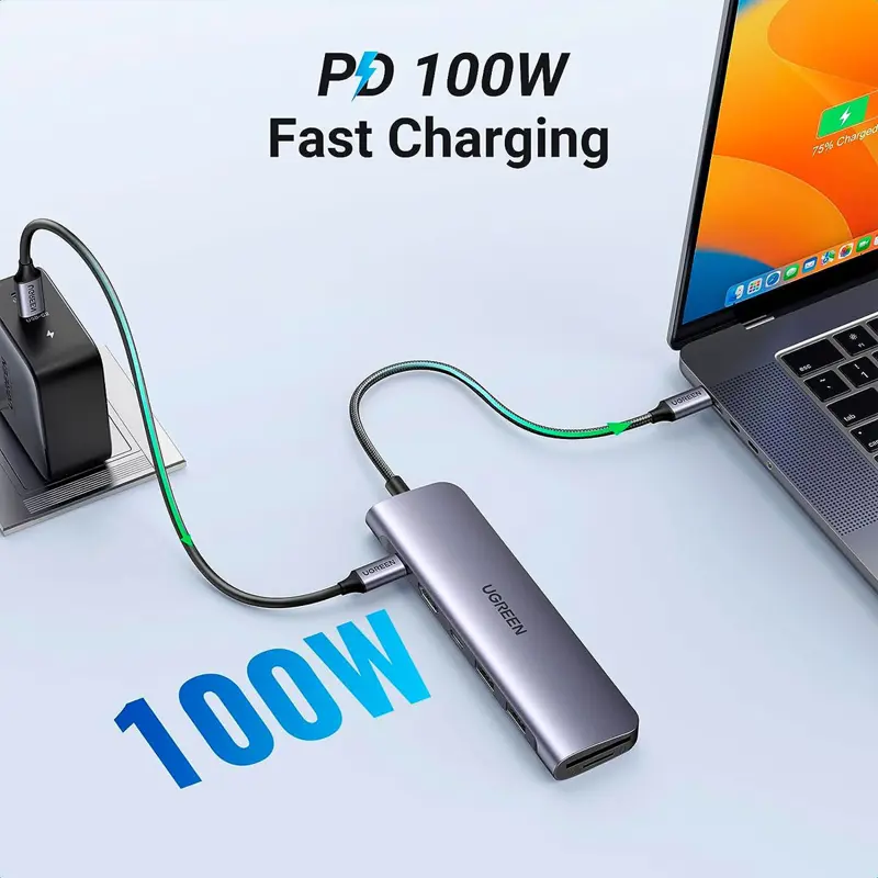 hub-ugreen-cm195-usb-c-para-hdmi-2x-usb-a-30-sdtf-pd-sumtek