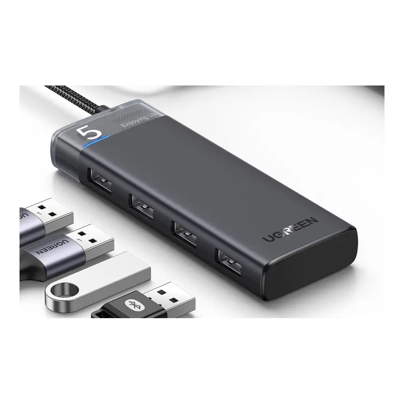 hub-ugreen-cm653-usb-c-para-4xusb-30-preto-sumtek hub-ugreen-cm653-usb-c-para-4xusb-30-preto-sumtek