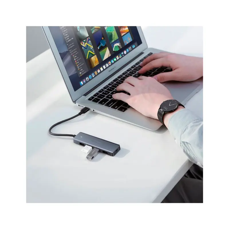 hub-ugreen-usb-c-para-4x-usb-32-gen-1-cinzento-sumtek hub-ugreen-usb-c-para-4x-usb-32-gen-1-cinzento-sumtek