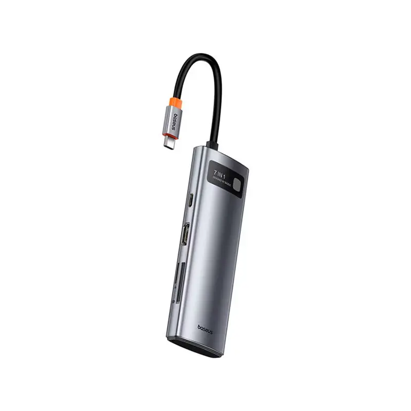 hub-usb-c-baseus-7-em-1-power-delivery-cinzento-sumtek hub-usb-c-baseus-7-em-1-power-delivery-cinzento-sumtek