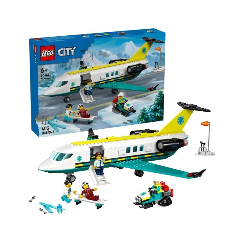 lego-city-aviao-de-ambulancia-aerea-de-emergencia-60465-sumtek