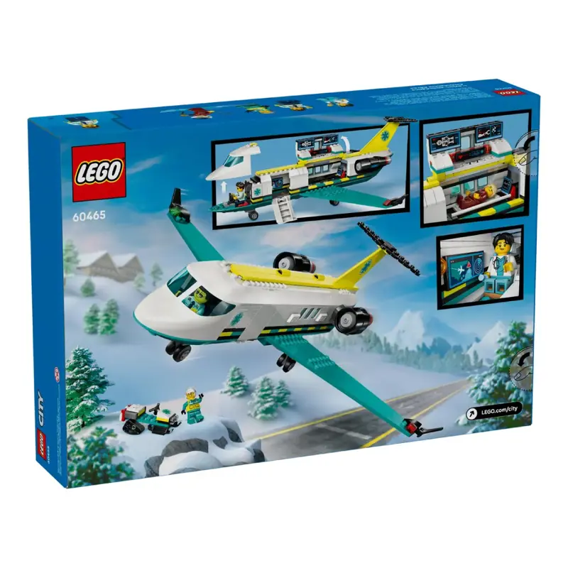 lego-city-aviao-de-ambulancia-aerea-de-emergencia-60465-sumtek