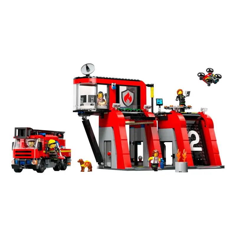 lego-city-quartel-dos-bombeiros-com-camiao-dos-bombeiros-60414-sumtek
