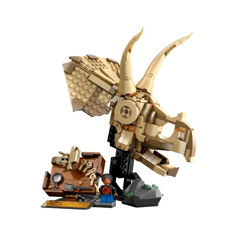 lego-jurassic-world-fosseis-de-dinossauros-cranio-de-triceratops-76969-sumtek