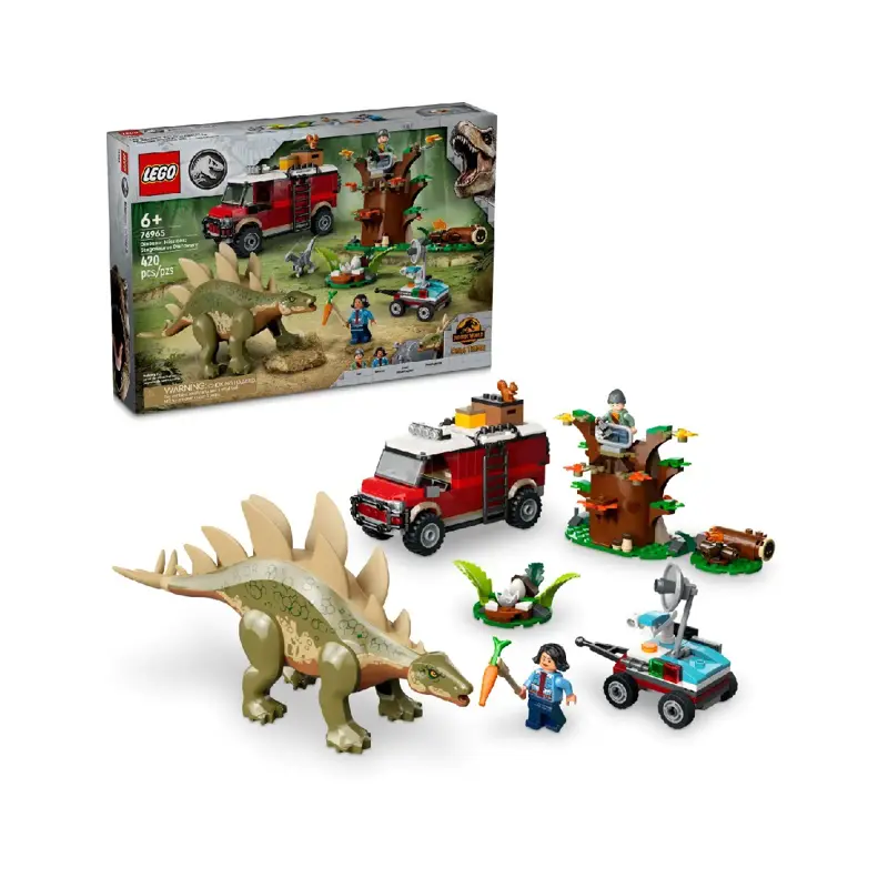 lego-jurassic-world-missoes-de-dinossauros-descoberta-do-estegossauro-76965-sumtek