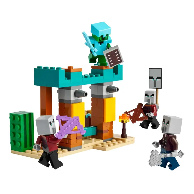 lego-minecraft-a-patrulha-do-deserto-illager-21267-sumtek