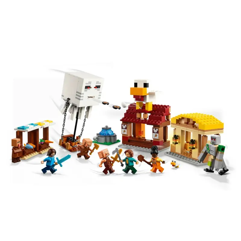 lego-minecraft-o-ataque-a-aldeia-do-balao-ghast-21273-sumtek lego-minecraft-o-ataque-a-aldeia-do-balao-ghast-21273-sumtek