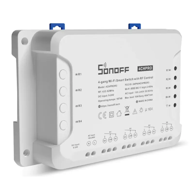 modulo-de-4-comutadores-sonoff-4ch-pro-r3-smart-wifi-wireless-branco-sumtek
