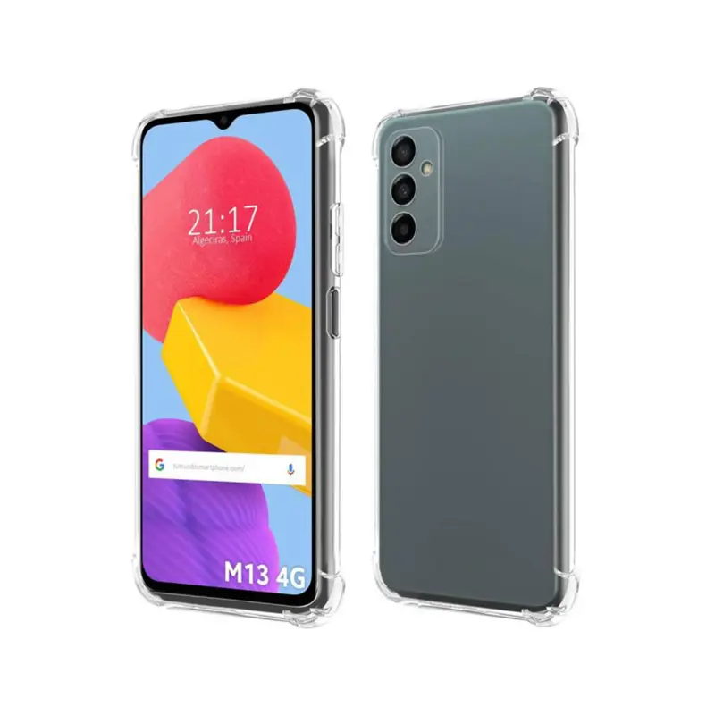 silicone-reforcado-samsung-galaxy-m13-4g-transparente-sumtek silicone-reforcado-samsung-galaxy-m13-4g-transparente-sumtek