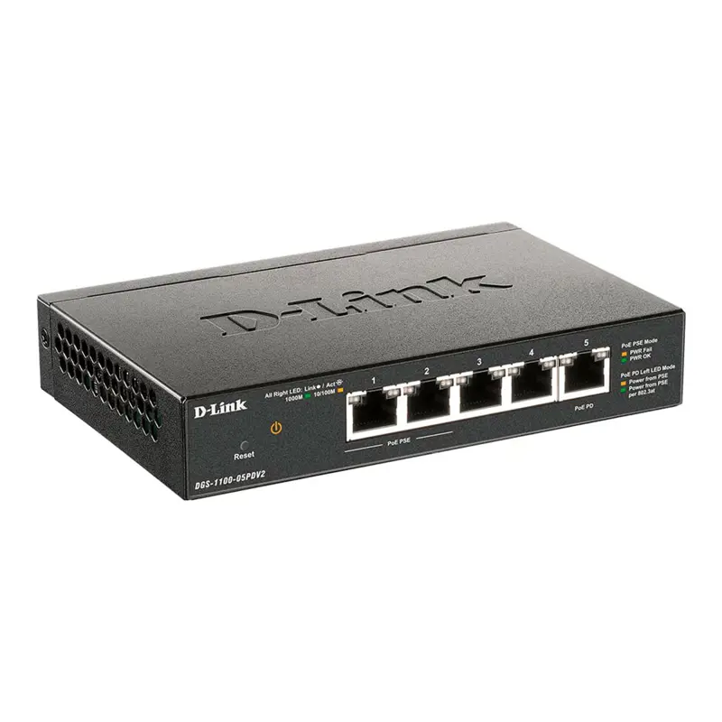 switch-d-link-dgs110005pdv2-5-portas-101001000-mbps-poe-preto-sumtek switch-d-link-dgs110005pdv2-5-portas-101001000-mbps-poe-preto-sumtek