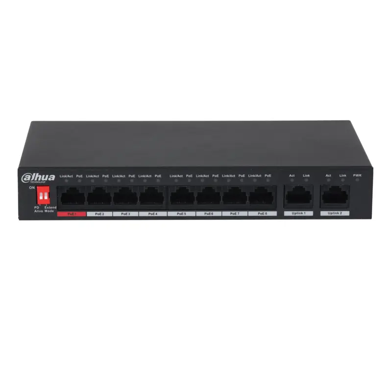 switch-dahua-10-portas-2x-gigabit-poe-pfs3010-8et-96-v2-sumtek