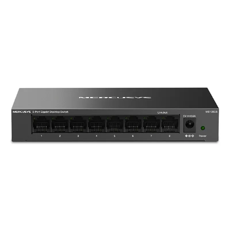 switch-mercusys-ms108gs-8-portas-gigabit-unmanaged-sumtek