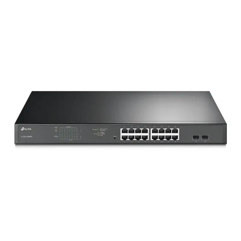 switch-tp-link-16-portas-101001000-mbps-poesfp-tl-sg1218mpe-v5-sumtek