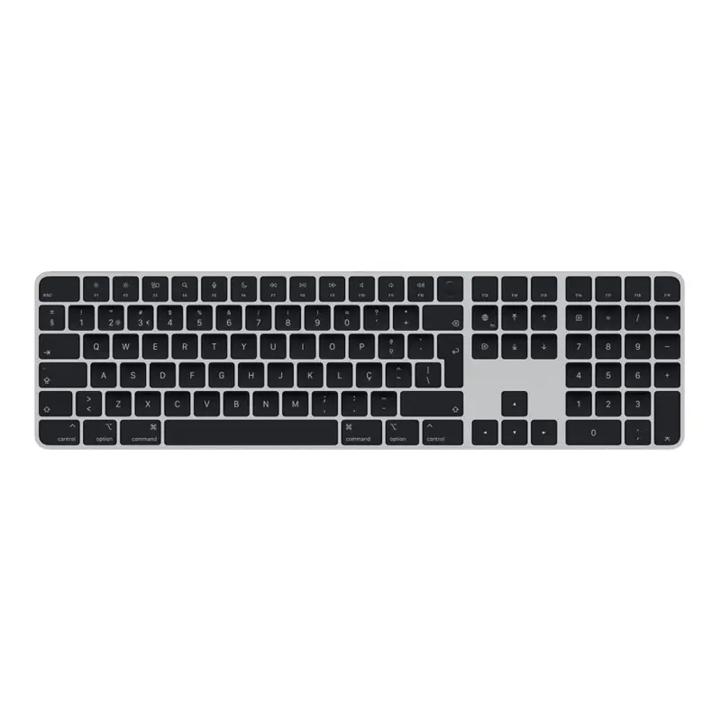 teclado-apple-mmmr3poa-magic-keyboard-touch-id-numerico-bluetooth-i-black-keys-portugues-sumtek teclado-apple-mmmr3poa-magic-keyboard-touch-id-numerico-bluetooth-i-black-keys-portugues-sumtek