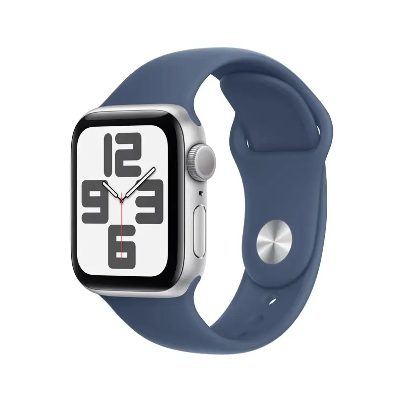 apple-watch-se-2024-gps-44mm-aluminio-prateado-c-bracelete-desportiva-azul-denim-sm-sumtek
