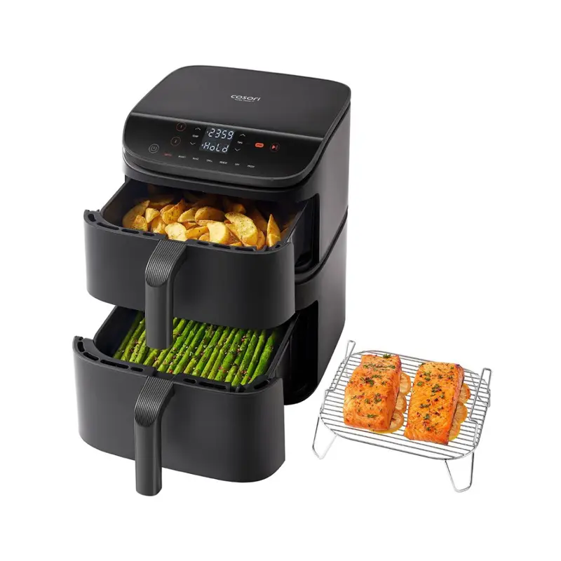 fritadeira-air-fryer-cosori-turbo-tower-pro-chef-edition-108l-2630w-preta-sumtek