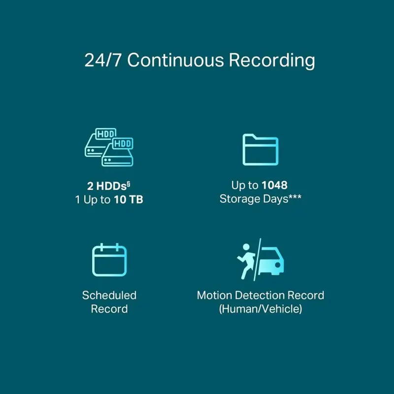 gravador-nvr-vigi-by-tp-link-16-canais-4k-poe-preto-vigi-nvr2016h-16p-sumtek